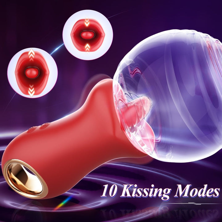 ABBY 3 in 1 Kissing and Licking Female Vibrator Sex Toy - Sohimi