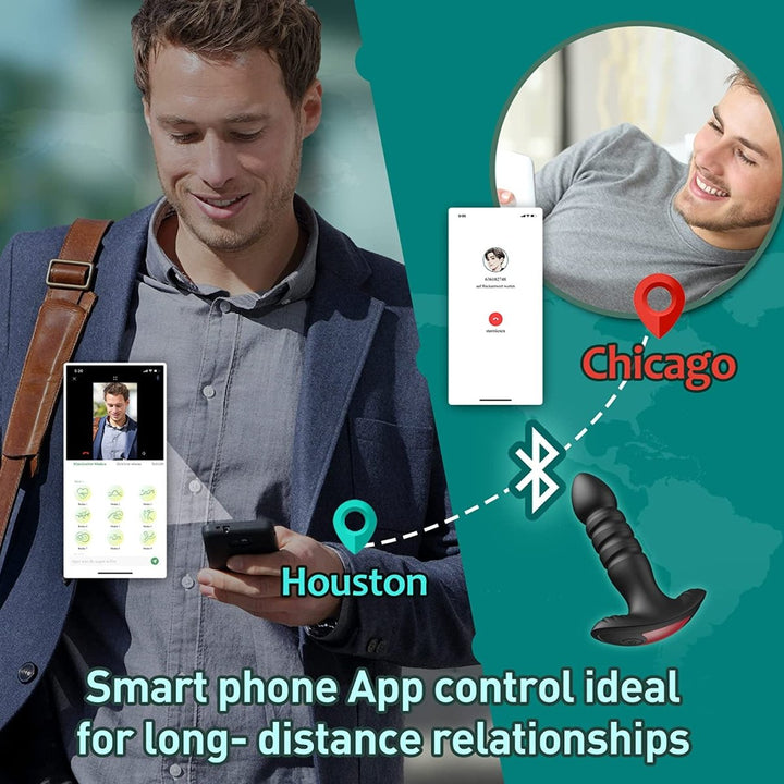 Anal Plug Prostate Vibrator with App Control - Sohimi