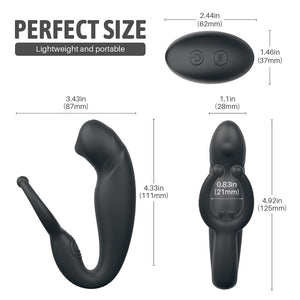 Anal Plug with Cock Ring Penis Multipoint Stimulator - Sohimi