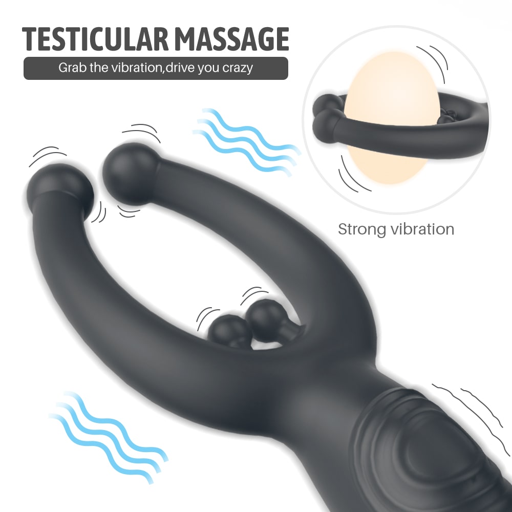 Anal Plug with Cock Ring Penis Multipoint Stimulator - Sohimi