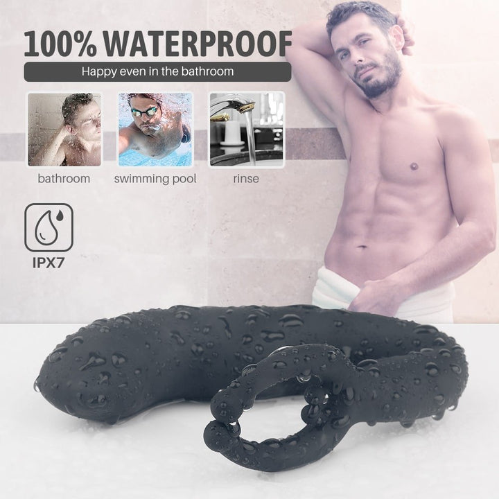 Anal Plug with Cock Ring Penis Multipoint Stimulator - Sohimi