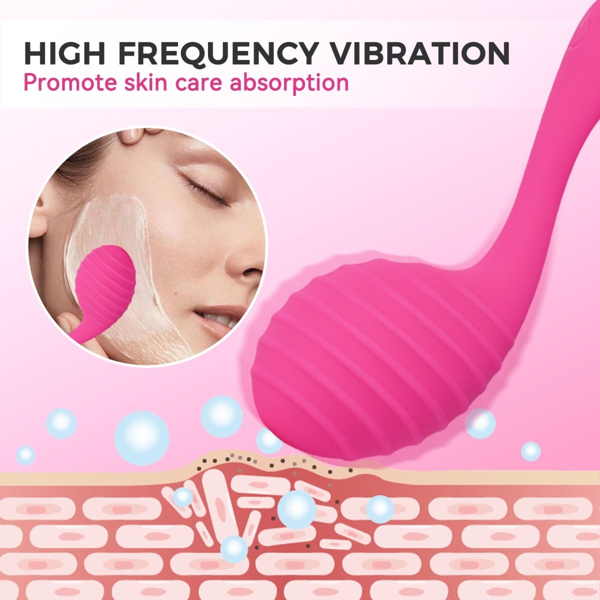 App Control Musical Note Vibrating Body Massager - Sohimi