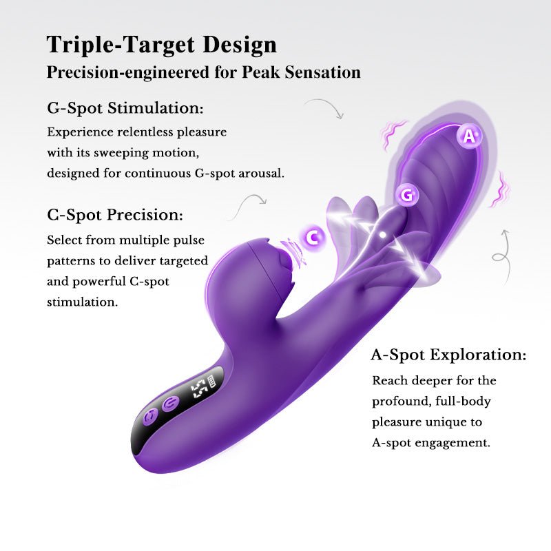 App Control Silicone G - Spot Vibrator - Venus(Vibration, Tapping & Swing) - Sohimi