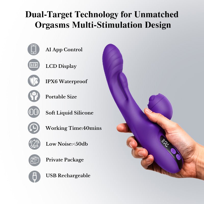 App Control Silicone G - Spot Vibrator - Venus(Vibration, Tapping & Swing) - Sohimi