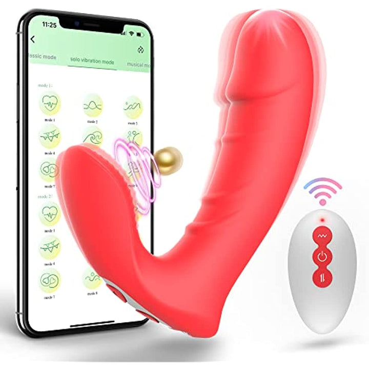 APP Remote Control Wearable Dildo G Spot Vibrators Adult Toys - Sohimi