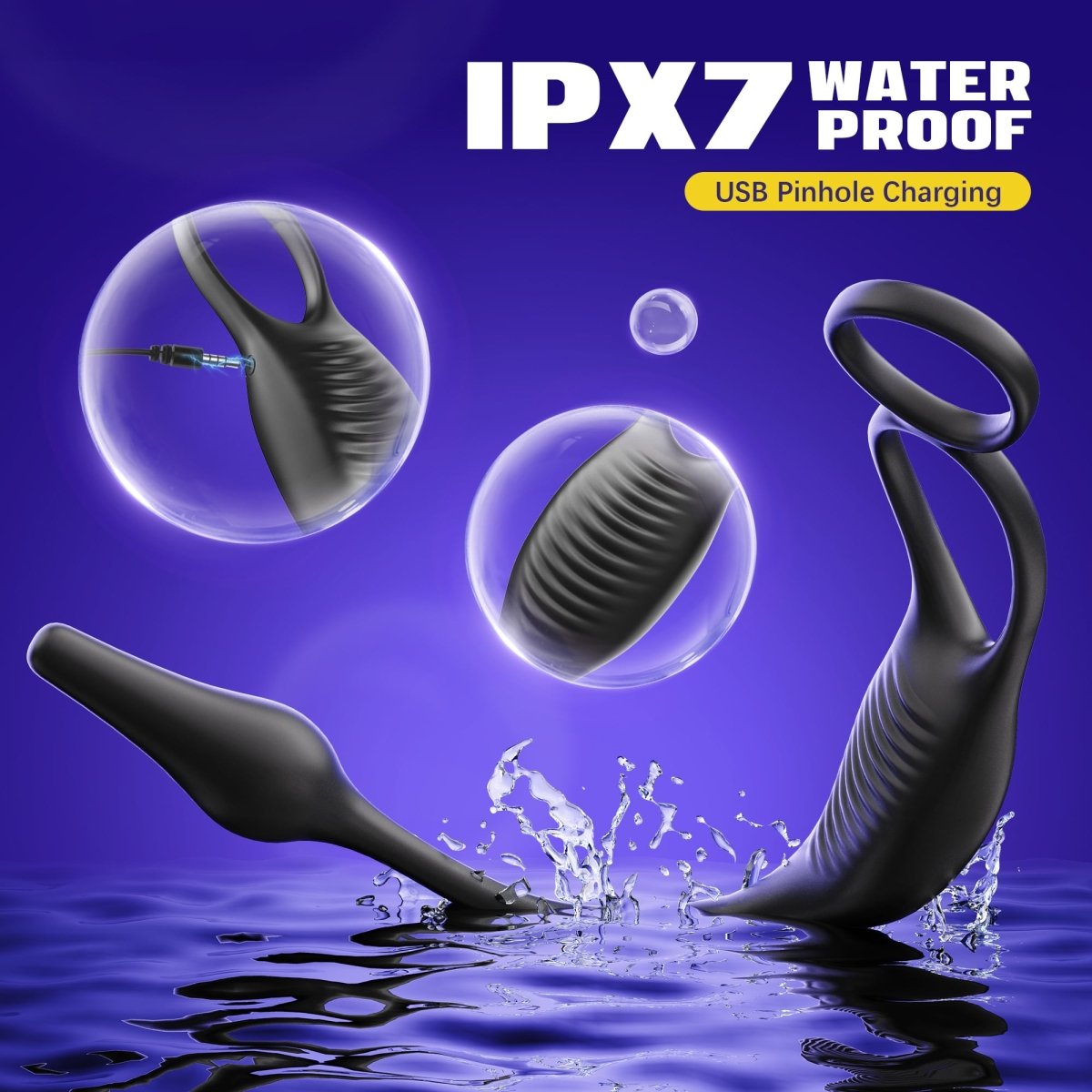 ARCHIE3 Prostate Massager with Double Ring | Sohimi ARCHIE3 Prostate Massager with Double Ring | Sohimi