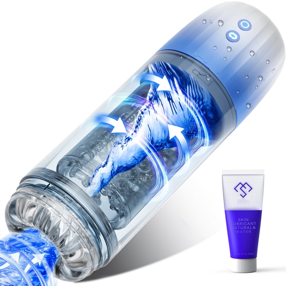 Auto Rotation and sucking Male Masturbator - Sohimi