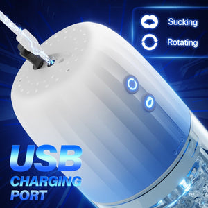 Auto Rotation and sucking Male Masturbator - Sohimi