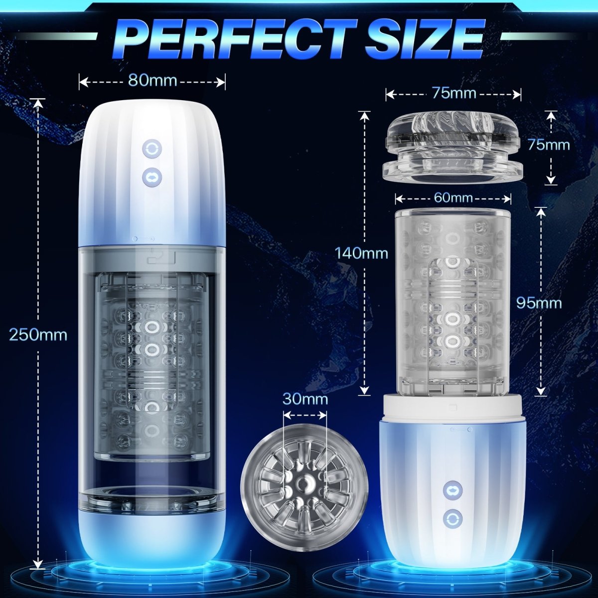 Auto Rotation and sucking Male Masturbator - Sohimi