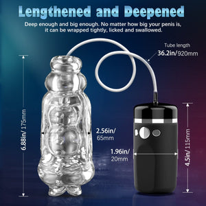 Auto Waterproof Suction and Vibration Male Masturbator - Sohimi