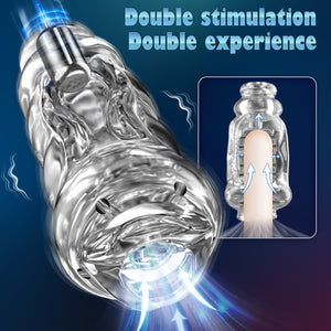 Auto Waterproof Suction and Vibration Male Masturbator - Sohimi