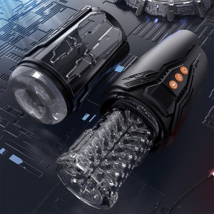 Automatic Thrusting and Rotating Vibrating penis pump Led Display Male Masturbator - Sohimi