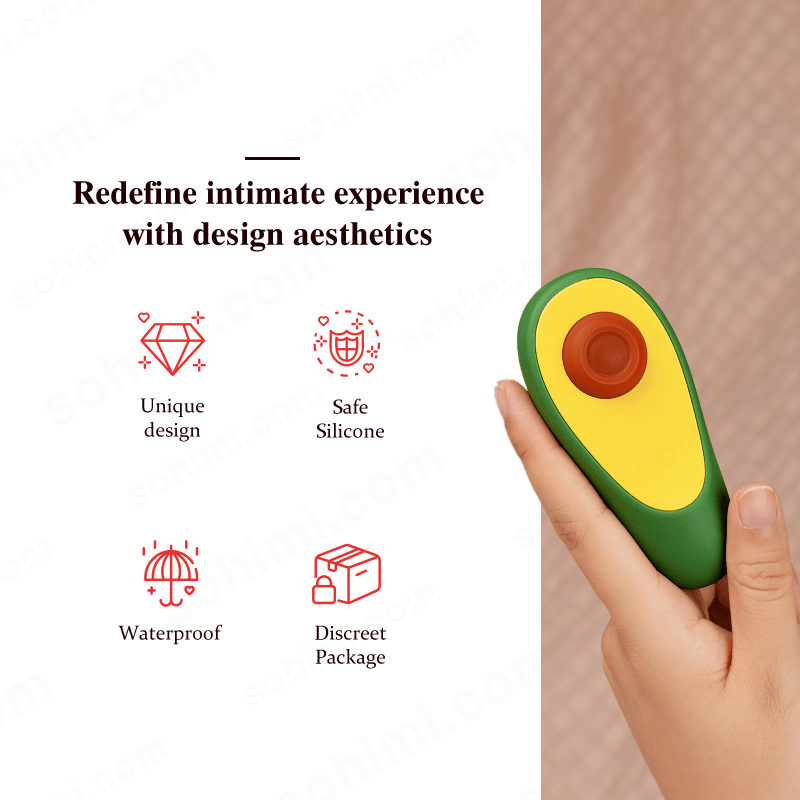 AVOCADO| 2 in 1 Tapping and Vibration Clitoris Stimulator - Sohimi