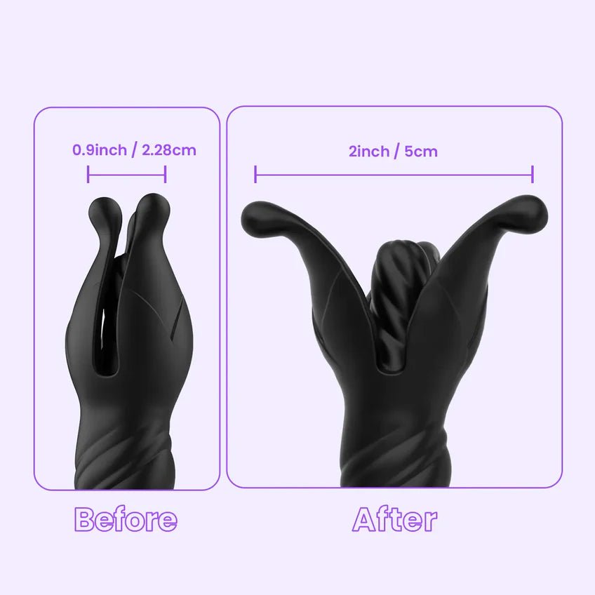 BEISAR | 3 in 1 Penis Cock Ring with Multi Stimulations Butt Plug - Sohimi