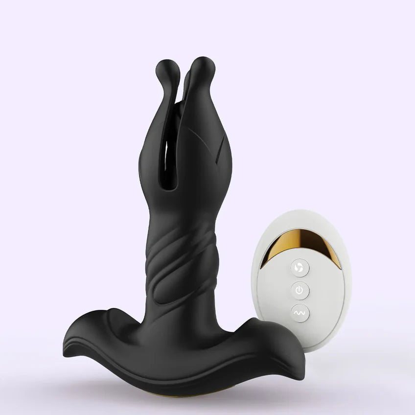 BEISAR | 3 in 1 Penis Cock Ring with Multi Stimulations Butt Plug - Sohimi