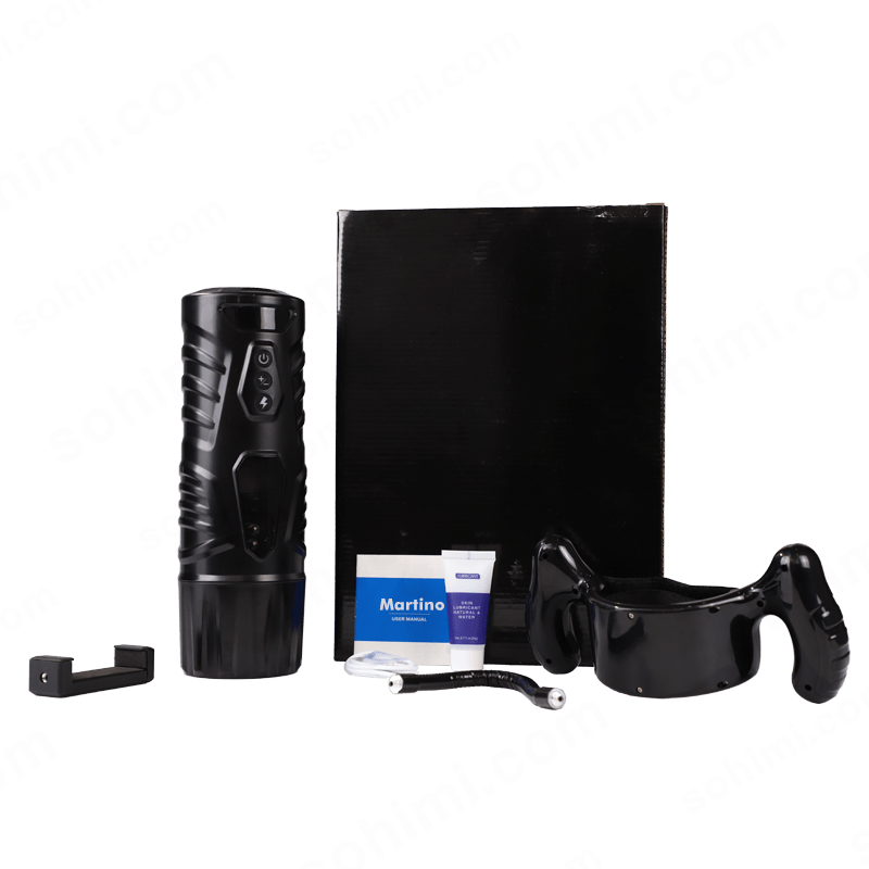 BLACK KNIGHT| Automatic Thrusting & Rotating Male Masturbator Sex Toys - Sohimi