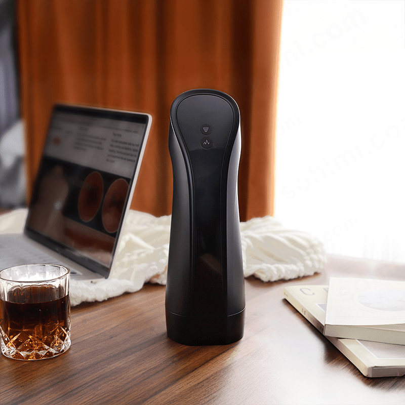 BLACKWIND|App Control Vacuum Pump penis Trainer Vibrating Male Masturbator - Sohimi