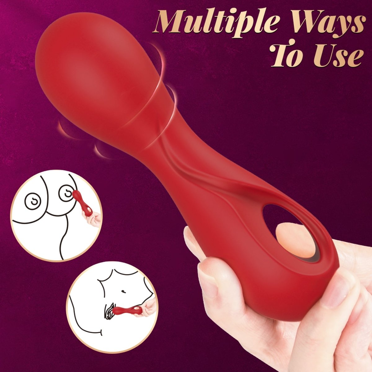 Body - Safe 10 Vibration Modes Mini Vibrator Bullet - Sohimi