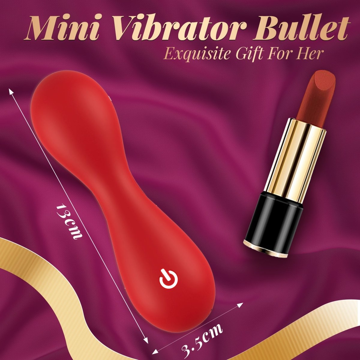 Body - Safe 10 Vibration Modes Mini Vibrator Bullet - Sohimi