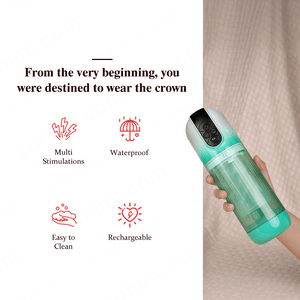 BOLE| 2 in 1 Penis Pump Enlargement Training Male Masturbator - Sohimi