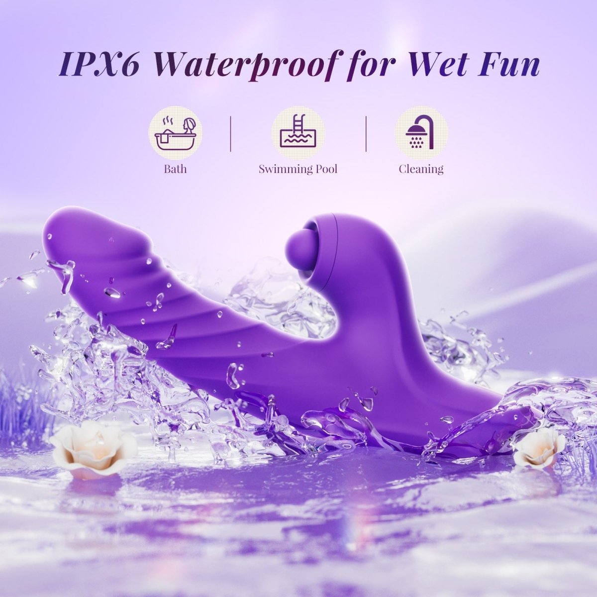 CHERLY|4 in 1 G Spot thrusting & sucking vibrator Clitoral Stimulator - Sohimi