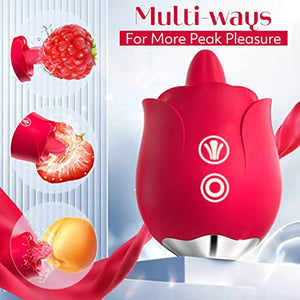 Clitoral Rose Sex Stimulator for Women with Tongue - Sohimi