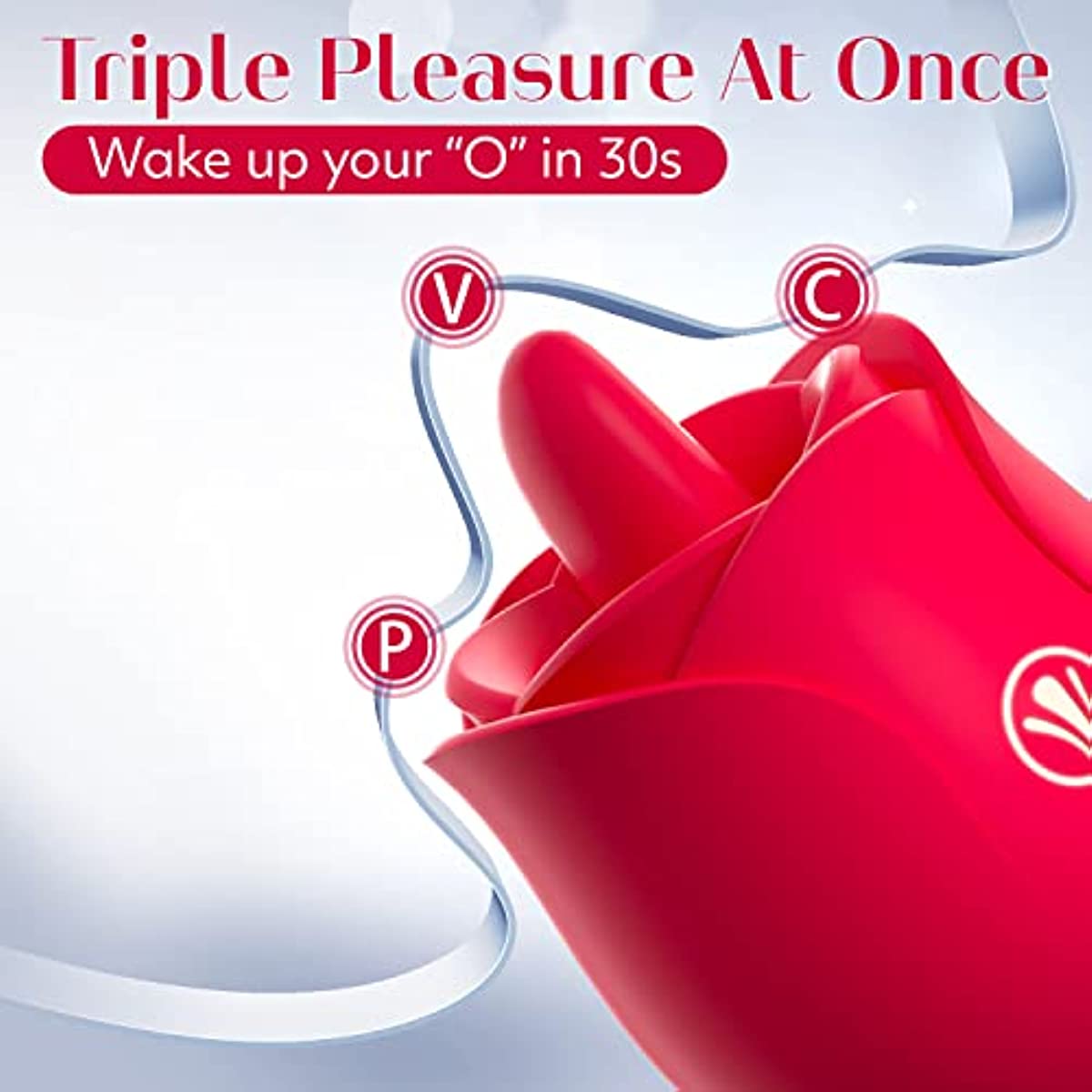 Clitoral Rose Sex Stimulator for Women with Tongue - Sohimi
