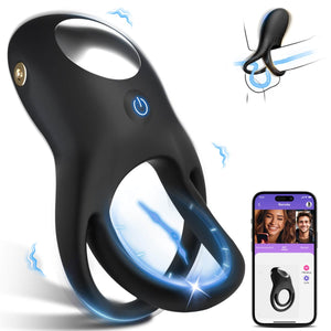 COWONE App Control Vibrating Penis Ring Male Sex Toy - Sohimi