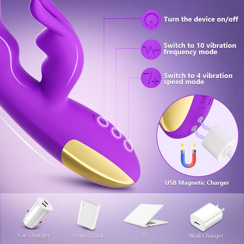 Crazy Female Rabbit G - Spot and Clitoral Vibration Stimulator - Sohimi
