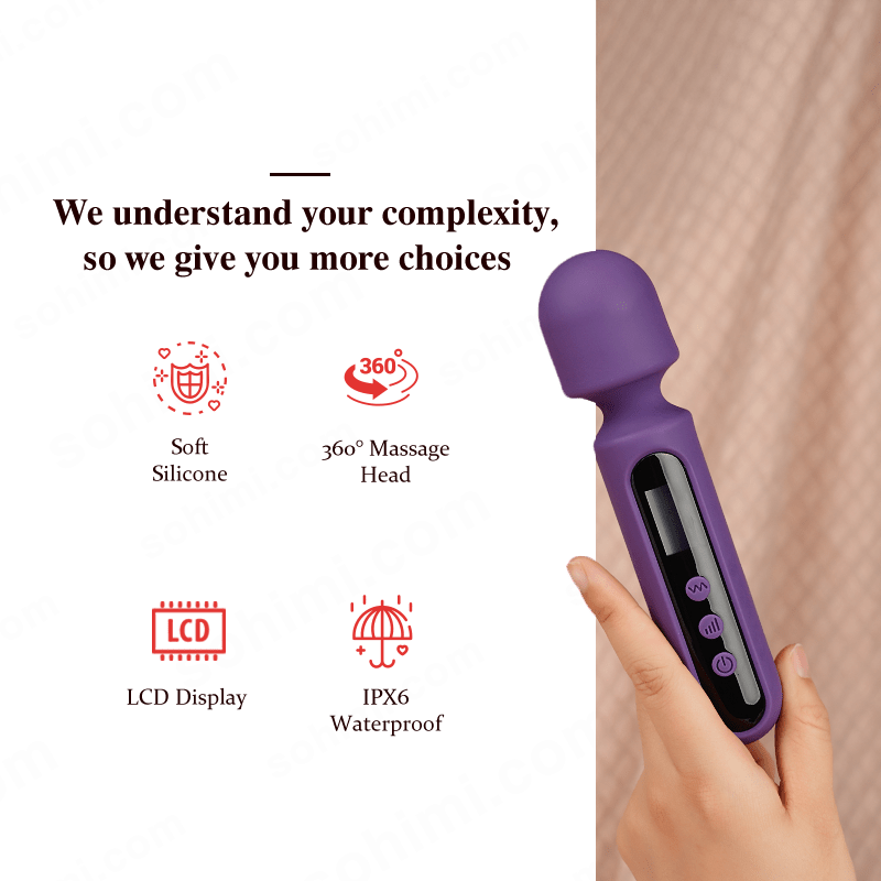 DADUN| 4 in1 Multifunctional Powerful Wand Vibrator Sex Toy Kit - Sohimi