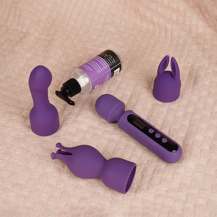 DADUN| 4 in1 Multifunctional Powerful Wand Vibrator Sex Toy Kit - Sohimi