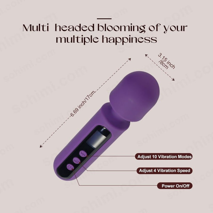 DADUN| 4 in1 Multifunctional Powerful Wand Vibrator Sex Toy Kit - Sohimi