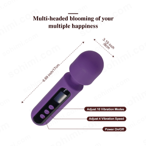 DADUN| 4 in1 Multifunctional Powerful Wand Vibrator Sex Toy Kit - Sohimi