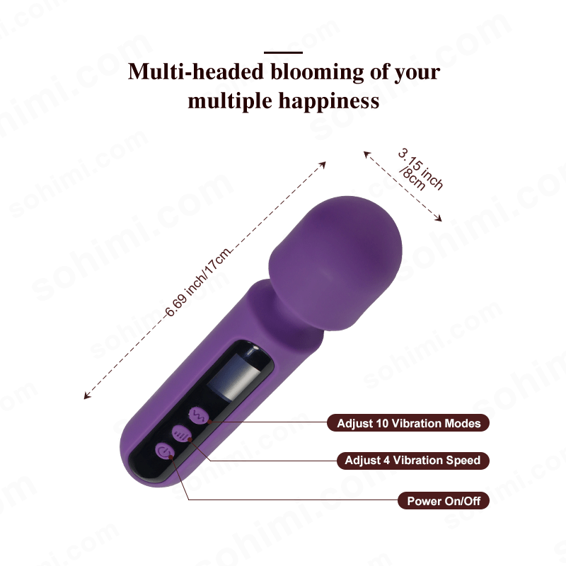 DADUN| 4 in1 Multifunctional Powerful Wand Vibrator Sex Toy Kit - Sohimi