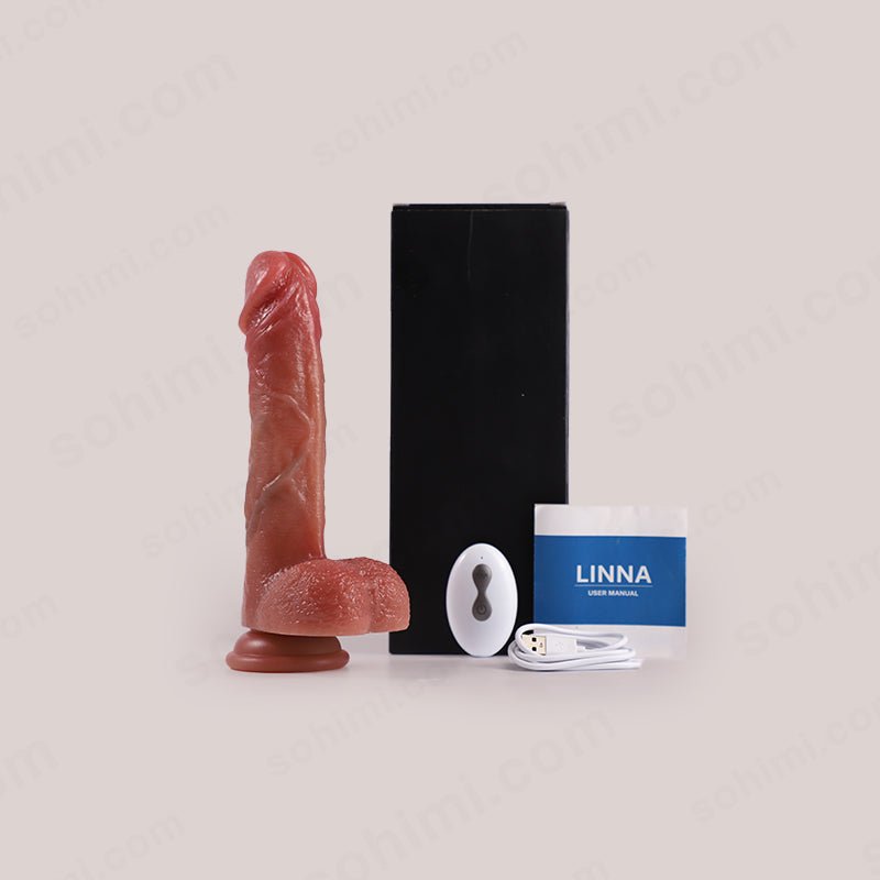 Dallin|Realistic Heating Vibration and Stretching Dildo - Sohimi