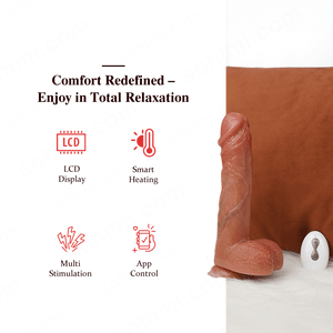 Dallin|Realistic Heating Vibration and Stretching Dildo - Sohimi