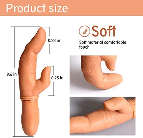 Deep G Spot Sex Fingers Shape Vibrator Thrusting Rotating with USB Charging - Sohimi