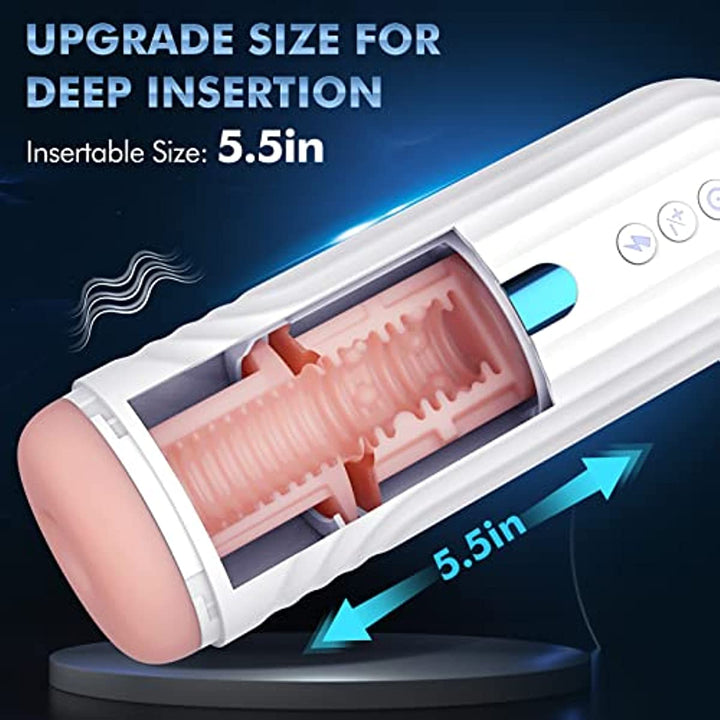 Deep Insertion Thrusting & Vibrating Masturbation Cup - Sohimi