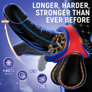 Detachable and Flexible Silicone Male Cock Ring - Sohimi