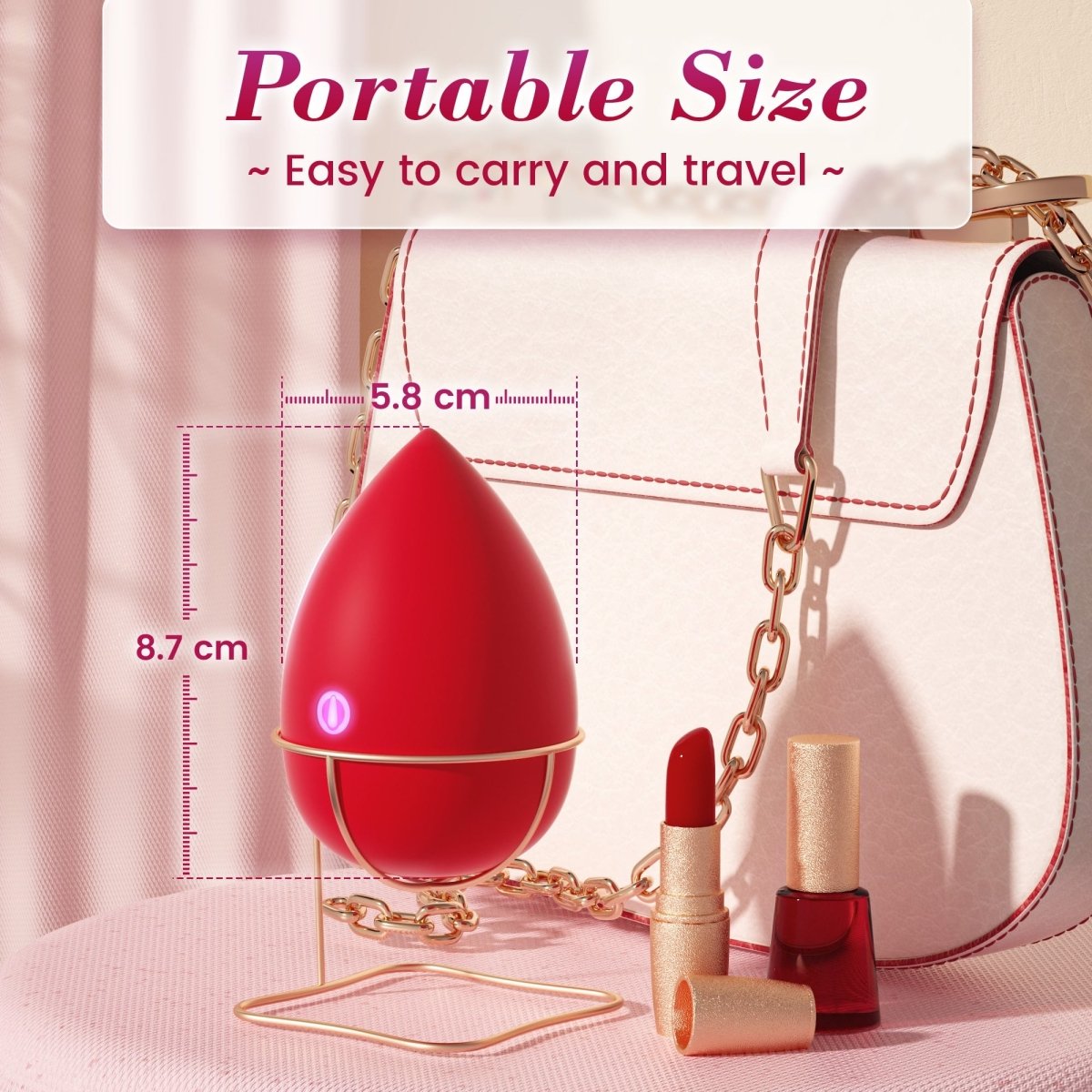 DEW| Adorable Deep 9 Sucking & 10 Vibrating Modes Female Vibrator Toy - Sohimi