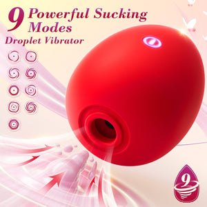 DEW| Adorable Deep 9 Sucking & 10 Vibrating Modes Female Vibrator Toy - Sohimi