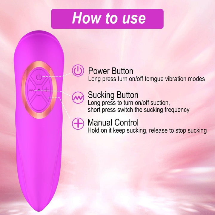Double Stimulation Clitoral Sucking Tongue Vibrator - Sohimi