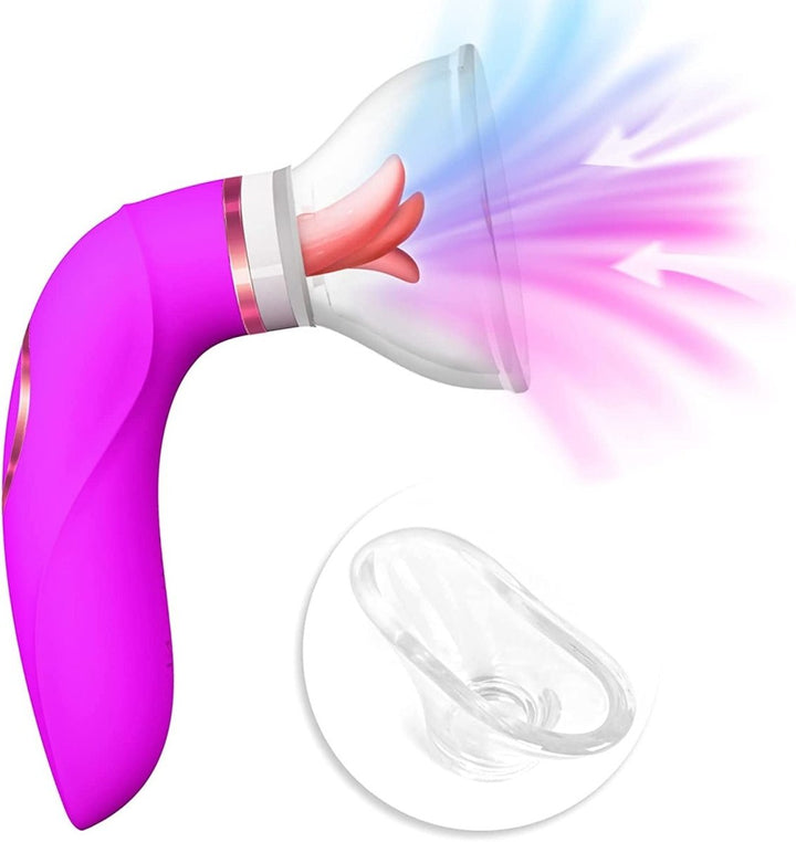 Double Stimulation Clitoral Sucking Tongue Vibrator - Sohimi