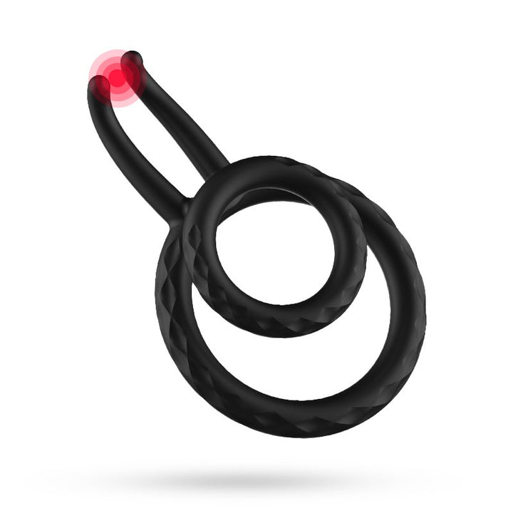 Dual Penis Silicone Multiple Combinations Testicle Ring - Sohimi