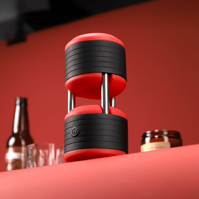 DUMBBELL| Auto Hollow 3D Textured Channel 10 Vibration Male Masturbator - Sohimi