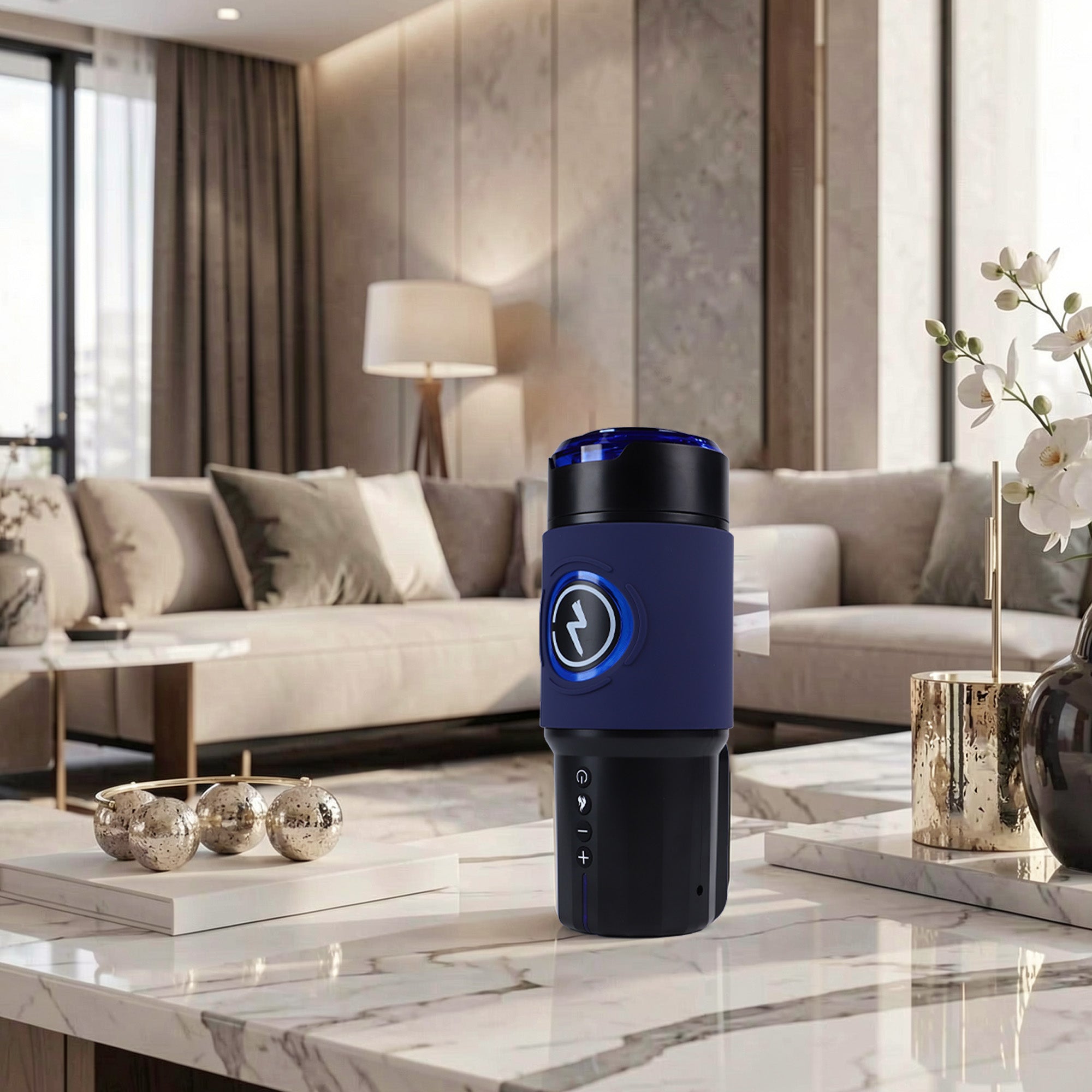 THERMOS|Automatic Hand-Free Thrusting Male Masturbator