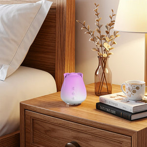 Female App Control Gradient Silicone Rose Vibrator - Gardenia(Suction) - Sohimi