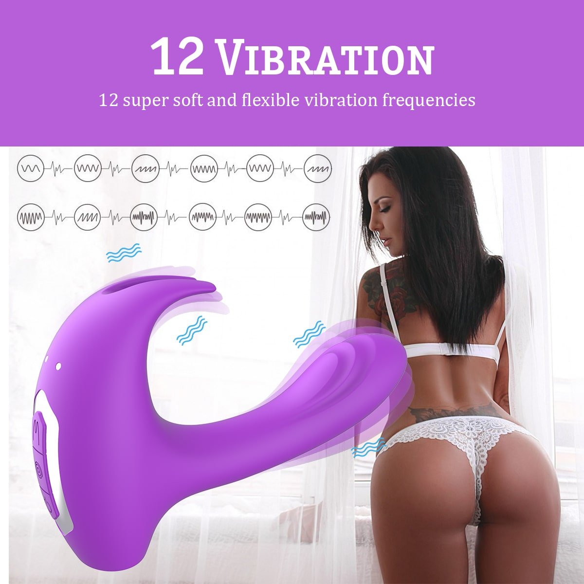 Harmmer Design Sex Toy 12 Suction & Vibration Stimulator for Women - Sohimi