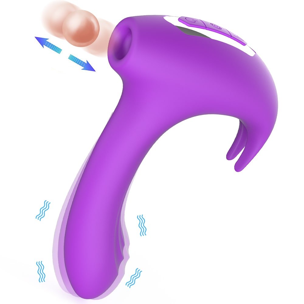 Harmmer Design Sex Toy 12 Suction & Vibration Stimulator for Women - Sohimi