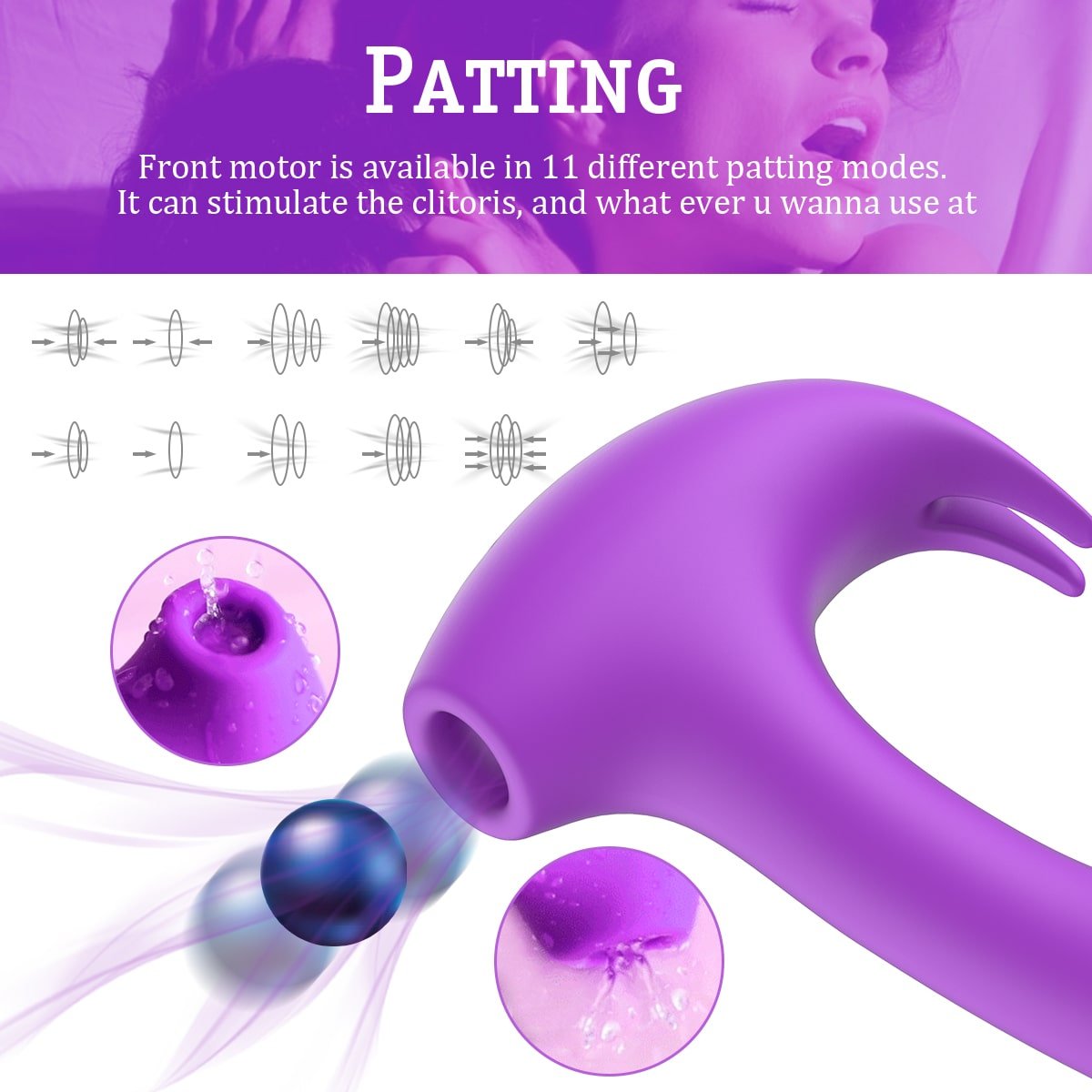 Harmmer Design Sex Toy 12 Suction & Vibration Stimulator for Women - Sohimi